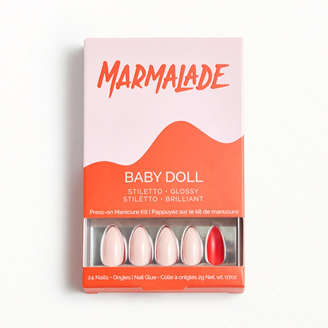 MARMALADE NAILS Press-on Manicure Kit - Baby Doll | Stiletto