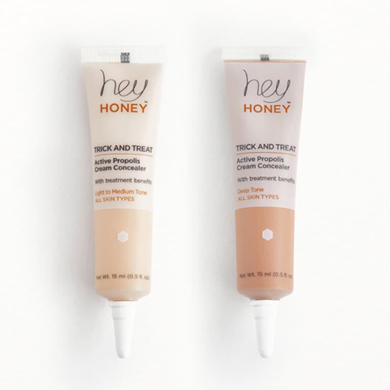 An image of HEY HONEY Trick and Treat Active Propolis Cream Concealer in Light to Medium & Deep