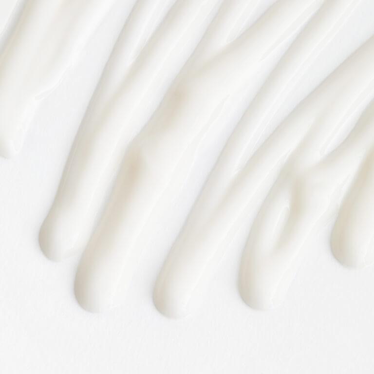 An image of white cream swatched