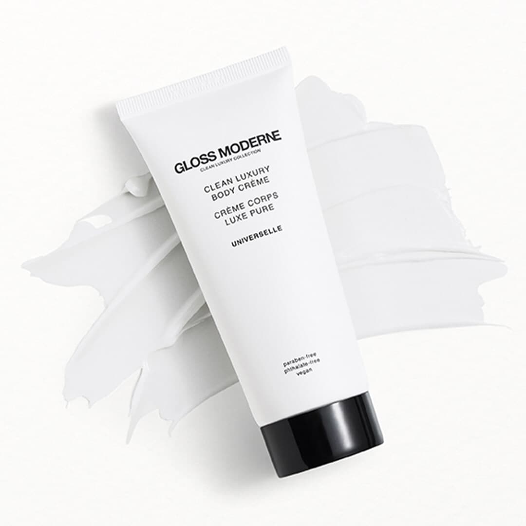 GLOSS MODERNE Clean Luxury Body Crème Universelle on white background