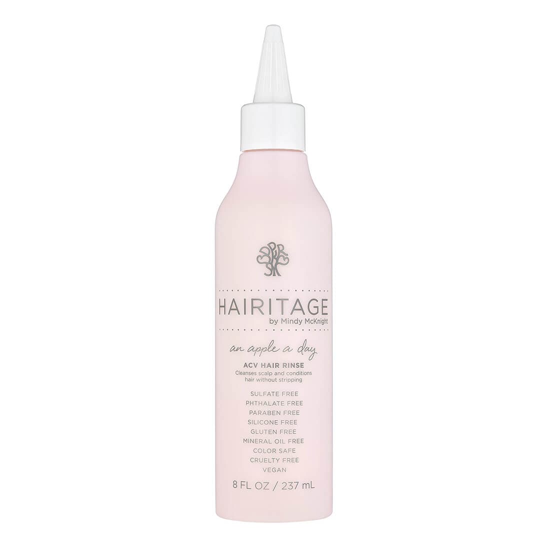 HAIRITAGE Apple A Day Apple Cider Vinegar Sulfate-Free Shampoo Hair Rinse & Scalp Scrub