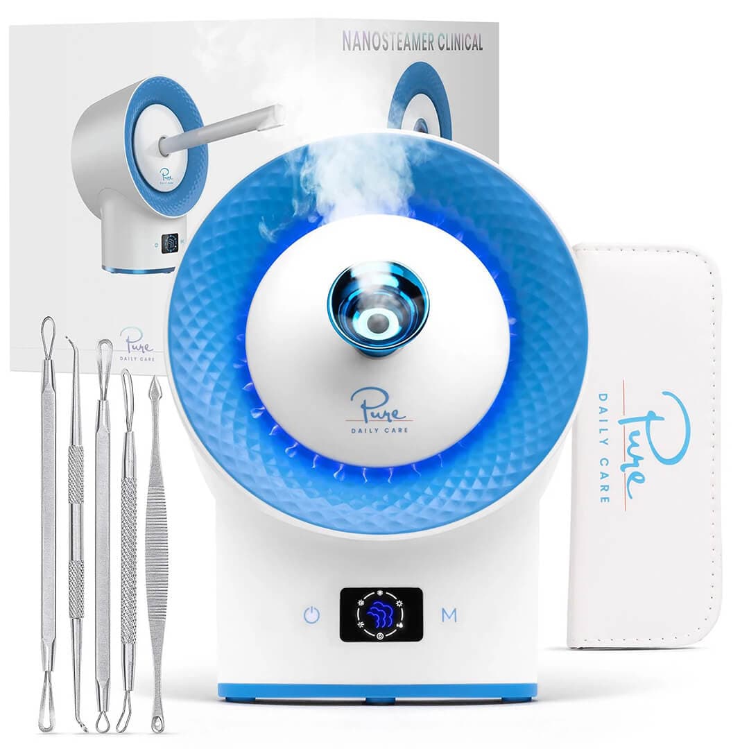 PURE DAILY CARE NanoSteamer Clinical 10-in-1 Smart Ionic Facial Steamer