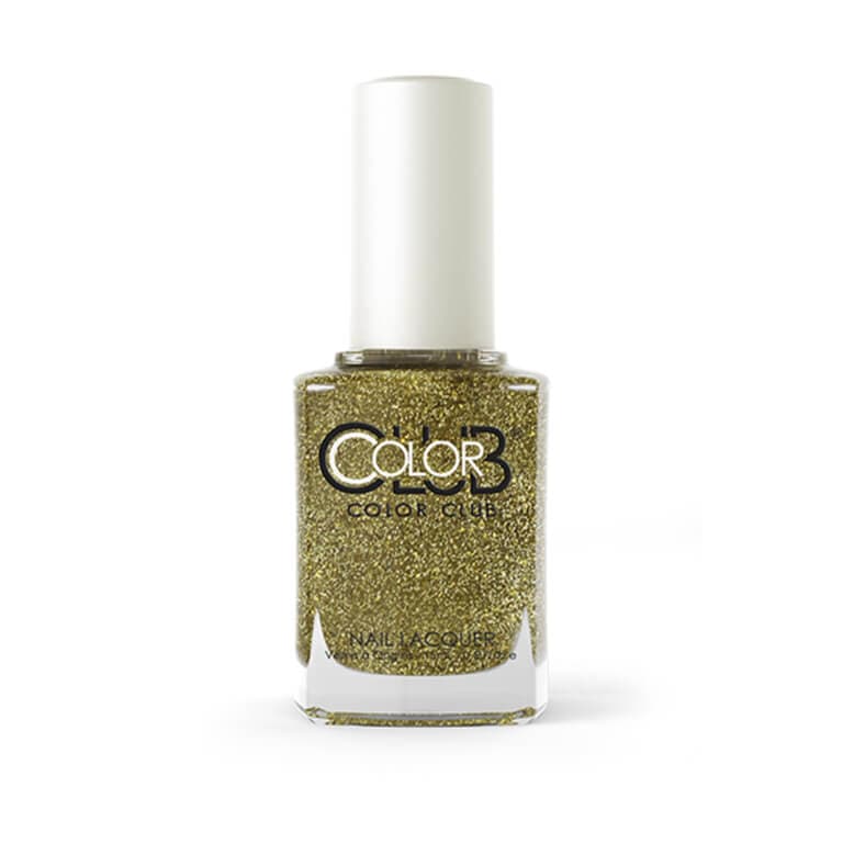 COLOR CLUB Nail Lacquer in Gold Glitter