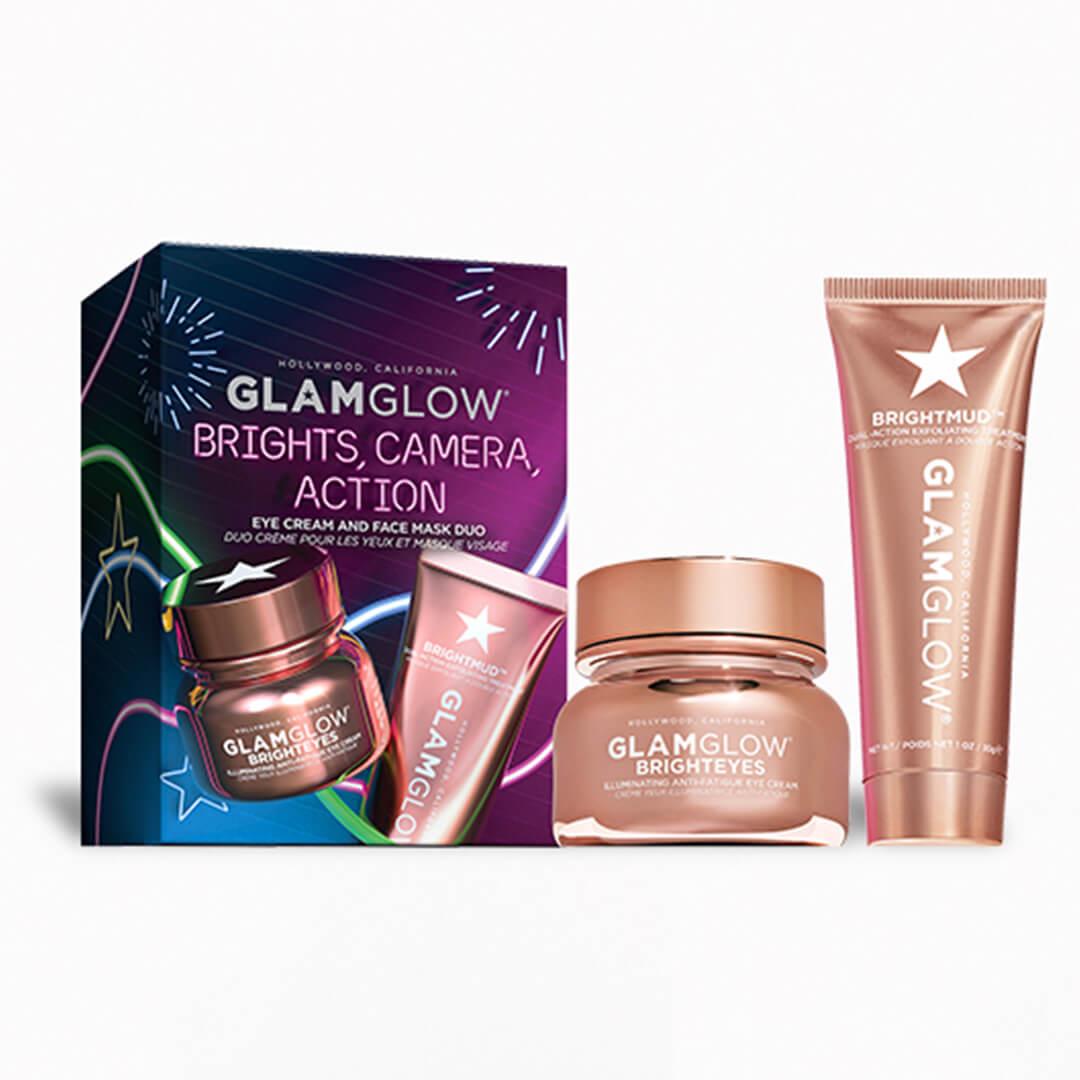 GLAMGLOW Brights, Camera, Action Eye Cream and Face Mask Set