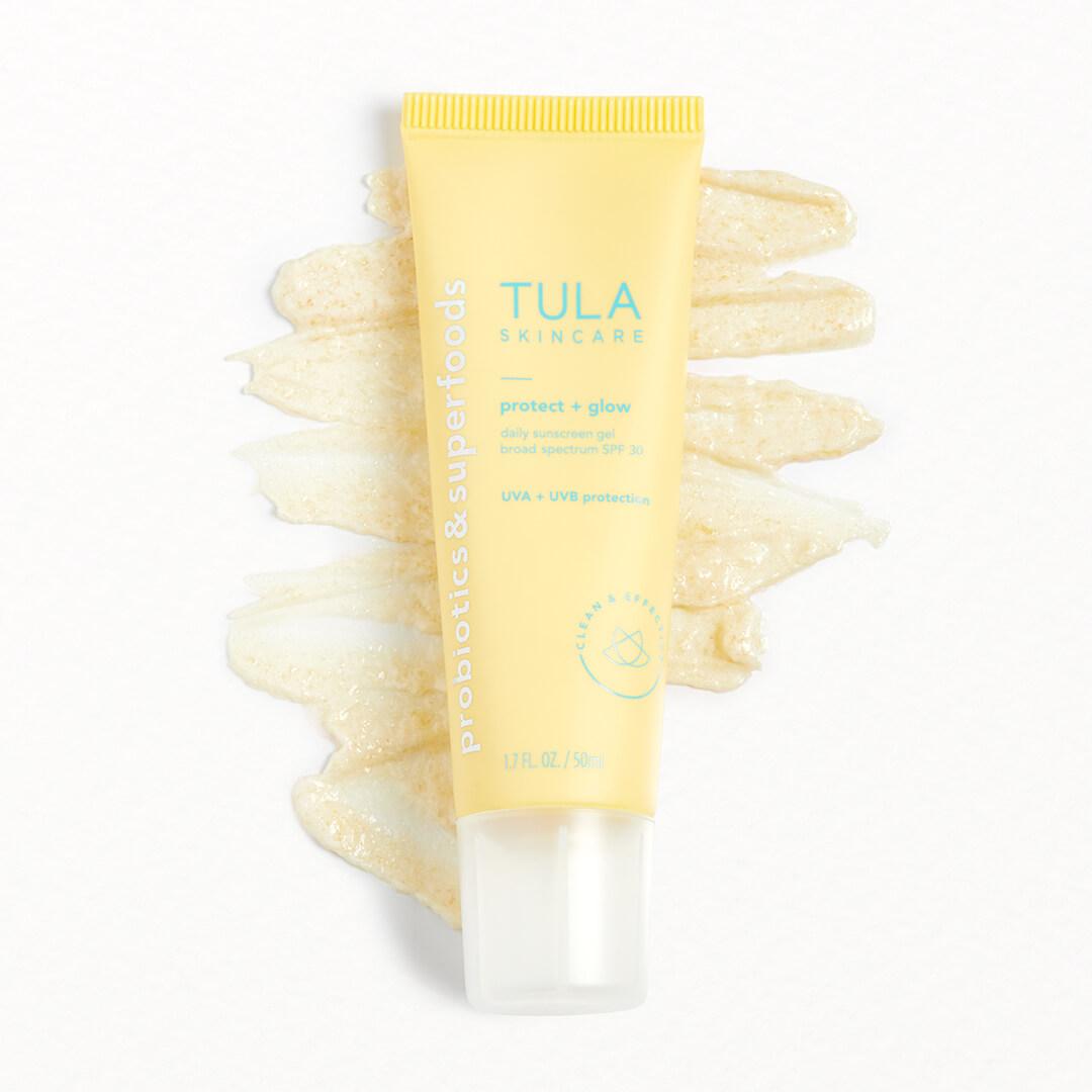 An image of TULA Protect + Glow Daily Sunscreen SPF 30 Gel.