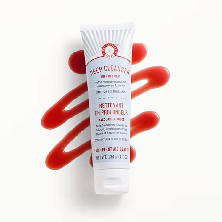 1 FIRST AID BEAUTY Deep Cleanser With Red Clay 1 first aid beauty deep cleanser with red clay