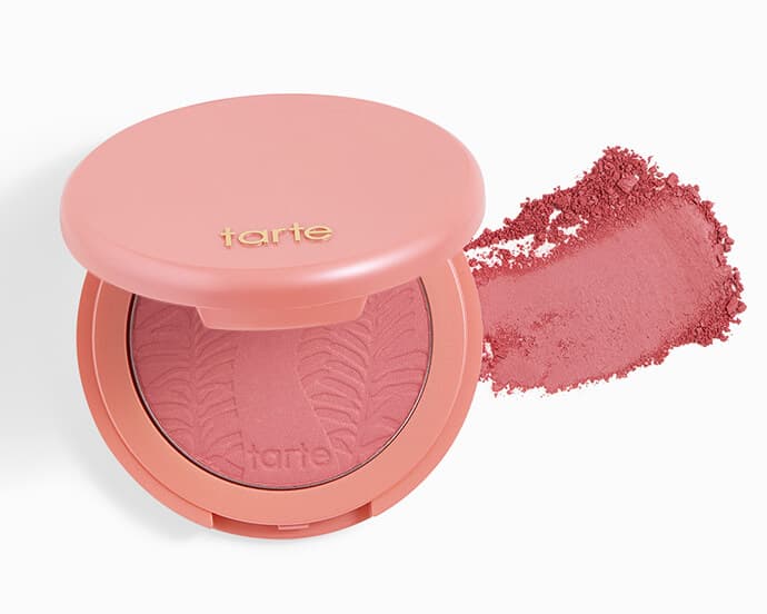 TARTE Amazonian Clay 12 Hour Blush Captivating 1 With swatch tarte-amazonian-clay-12-hour-blush-captivating-1-with-swatch