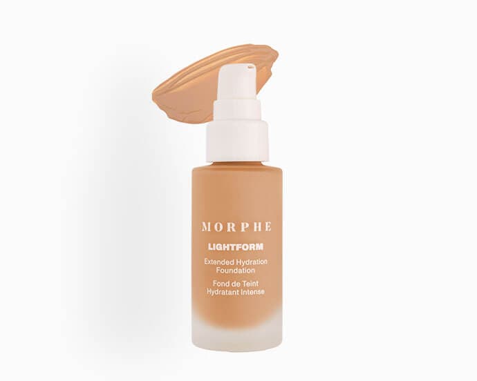 Morphe Base MORPHE-Lightform-Extended-Hydration-Foundation-TAN-16N with-swatch