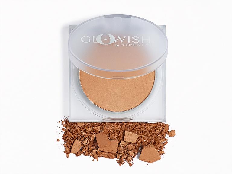 GloWish Luminous Pressed Powder in 06 Medium Tan by HUDA BEAUTY Color