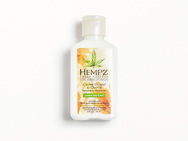Citrine Crystal and Quartz Body Lotion by HEMPZ Body Body Lotion
