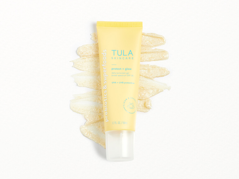 Monthly Skincare Favorites
April 2021
Protect + Glow Daily Sunscreen SPF 30 Gel by TULA SKINCARE | Skin |  Moisturizer 