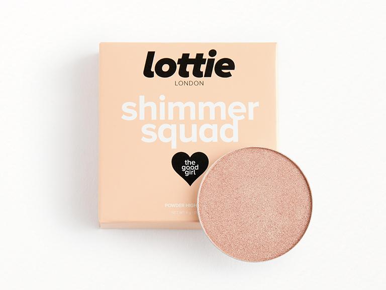 Lottie London Body Glow Highlighter 100ml Champagne - Feelunique