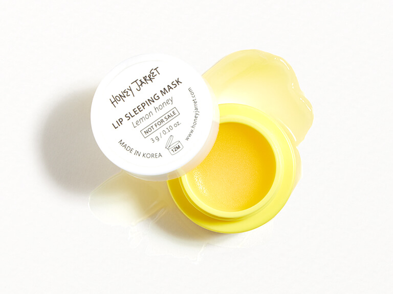Lip Sleeping Mask in Lemon Honey by HONEY JARRET Skin Lip Care