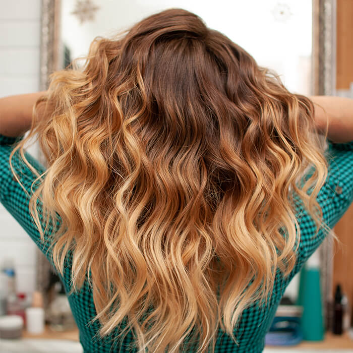 messy short hair wave beach