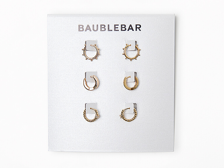 baublebar huggie earrings