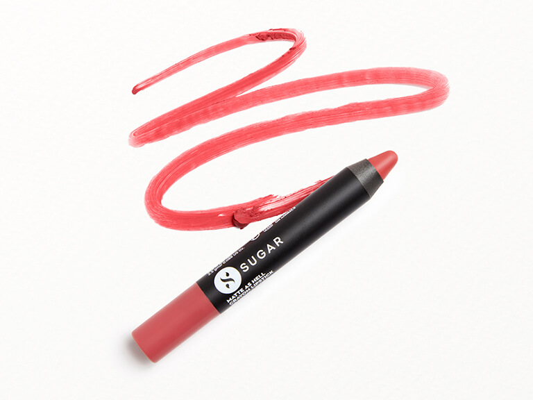 Matte As Hell Lip Crayon In Honey Rider By Sugar Cosmetics Color Lip Lip Crayon Ipsy