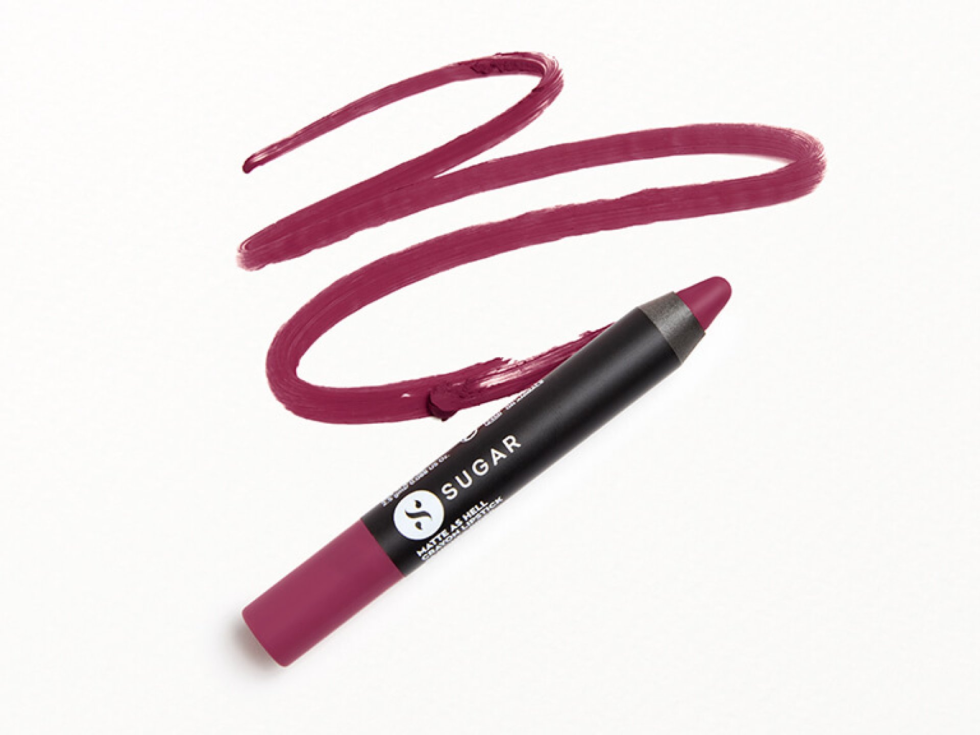 SUGAR COSMETICS Matte as Hell Lip Crayon in Miss Rosa