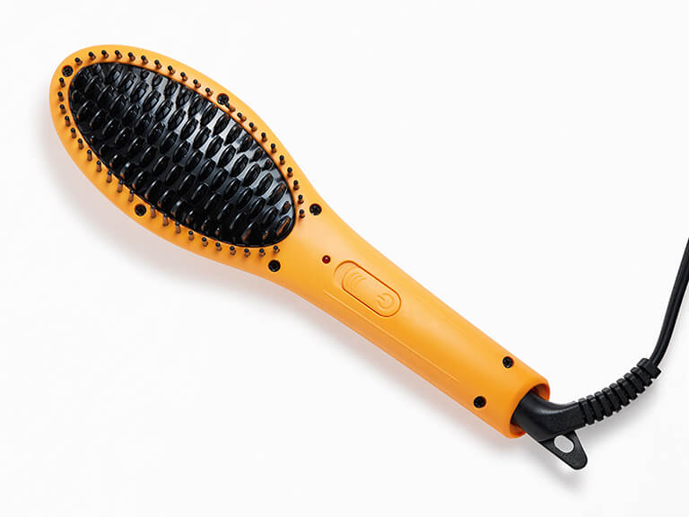 Soleil Mini Heat Brush Hair Tools NWT apricot Petite Hair Styling Tool