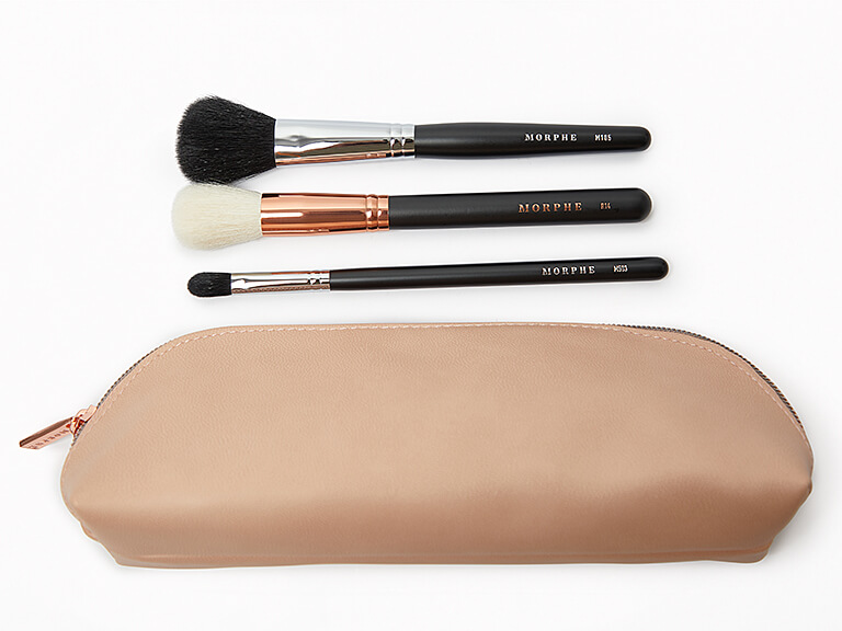 4 Piece Brush Set Bag By Morphe Color Tools Brushes Ipsy