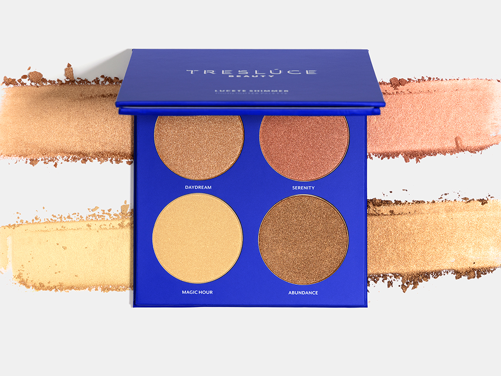 Lucete Highlighter Palette in Shimmer by TRESLUCE BEAUTY Color