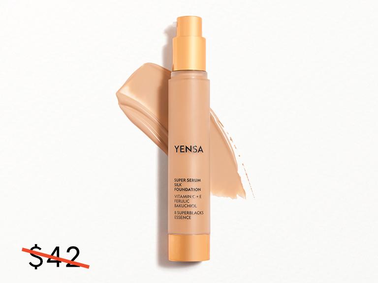 yensa super serum silk foundation in medium warm