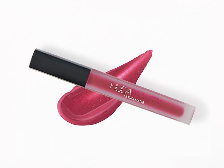 Liquid Matte Ultra-Comfort Transfer-Proof Lipstick by HUDA BEAUTY, Color, Lip, Liquid Lipstick