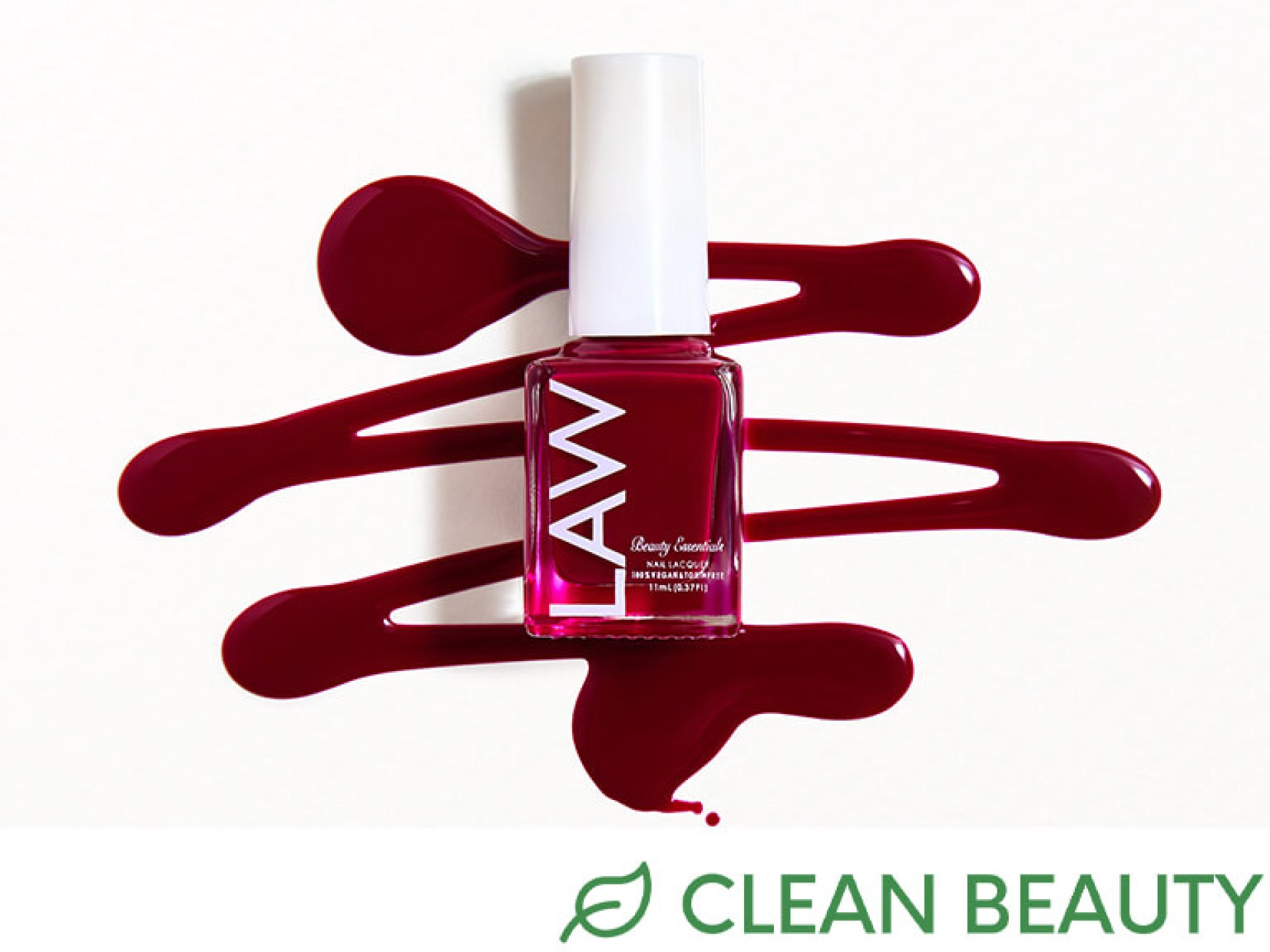 LAW BEAUTY ESSENTIALS Nail Polish in 2PM Wine_Clean