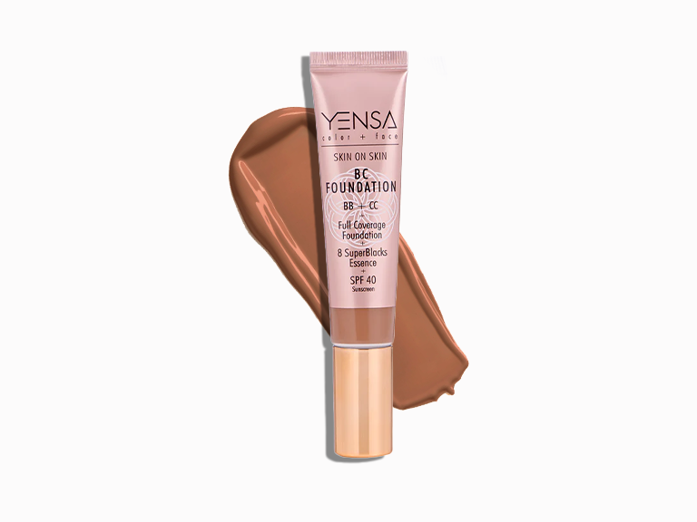 Skin on Skin BC Foundation in Deep Warm by YENSA BEAUTY | Color ...