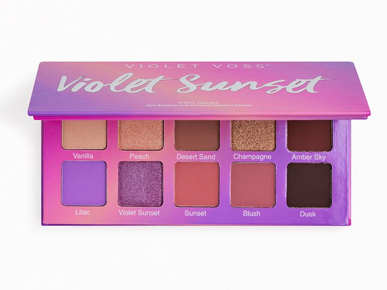 Violet Voss Coral Pop 6 Color Eye Shadow & Pressed Pigment Palette