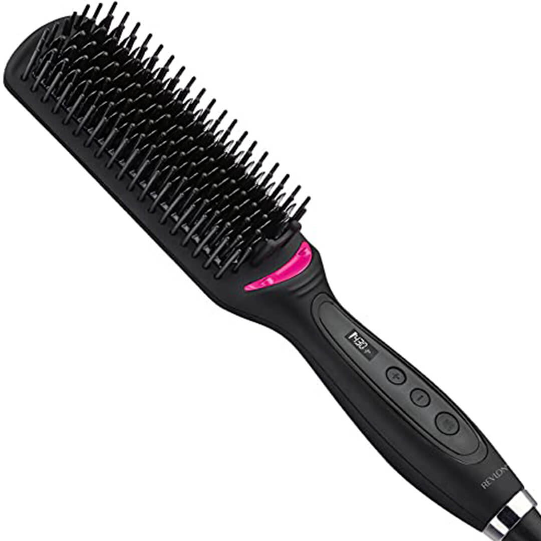 REVLON Salon One-Step Straight and Shine XL Heated Hair Styling Brush