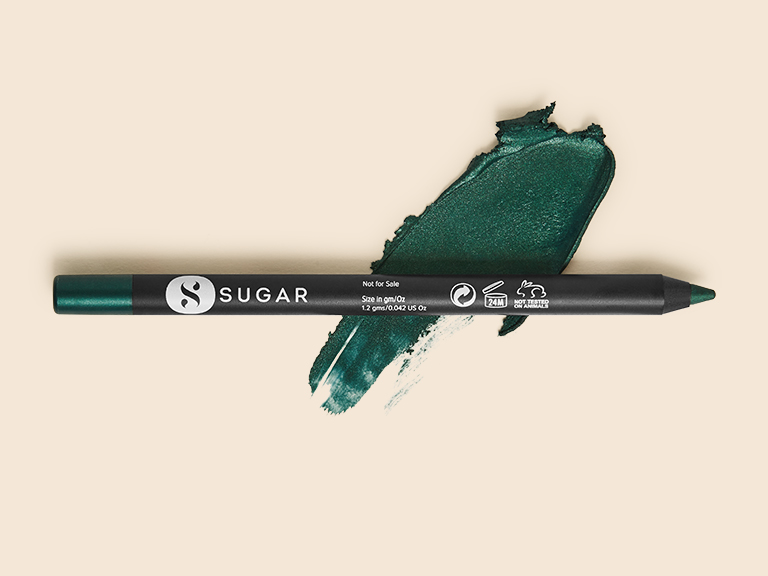 Stroke Of Genius Heavy Duty Kohl In 02 Purple Rain And 03 Green Light By Sugar Cosmetics Color Eyes Eyeliner Ipsy