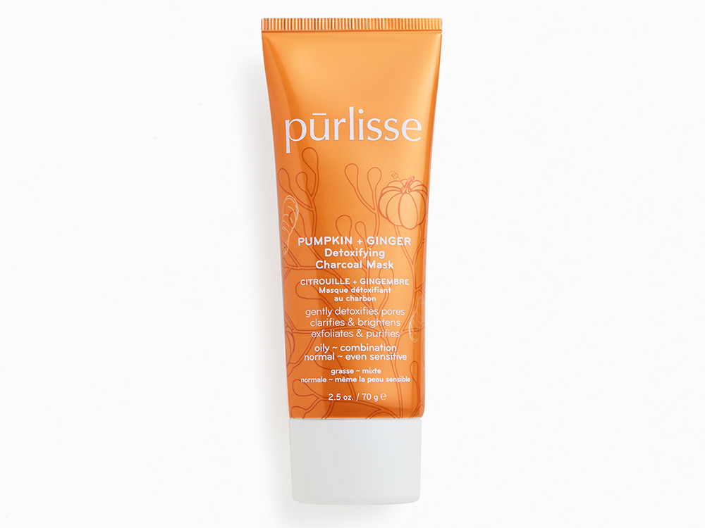 Pumpkin + Ginger Detoxifying Charcoal Mask by PURLISSE BEAUTY | Skin