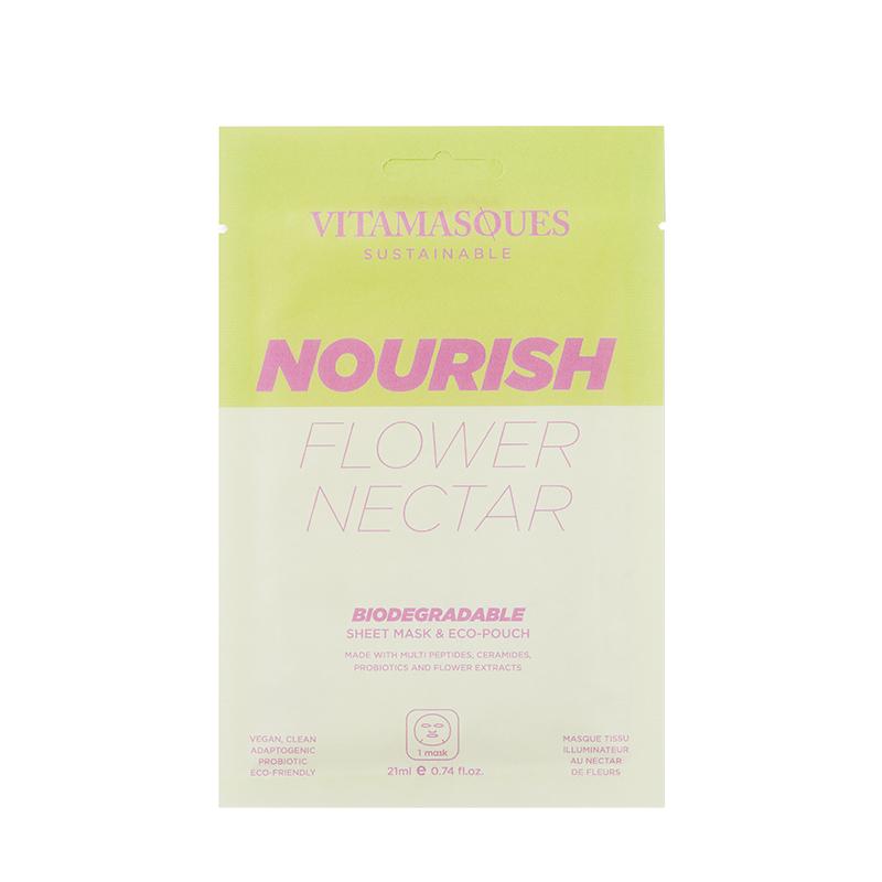 NOURISH Flower Nectar Biodegradable Mask by VITAMASQUES Skin
