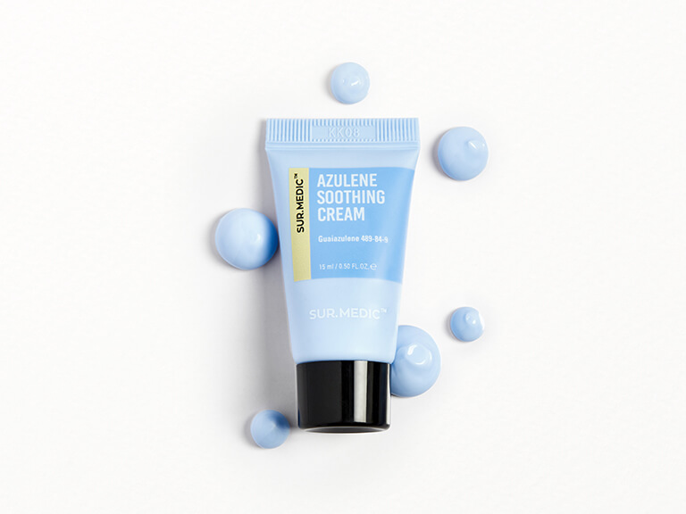 blue cica azulene moisturizer