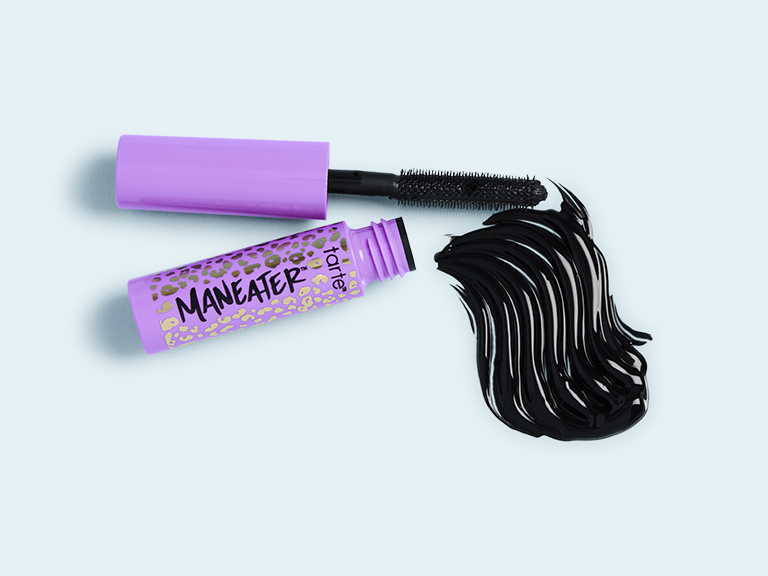 purple mascara